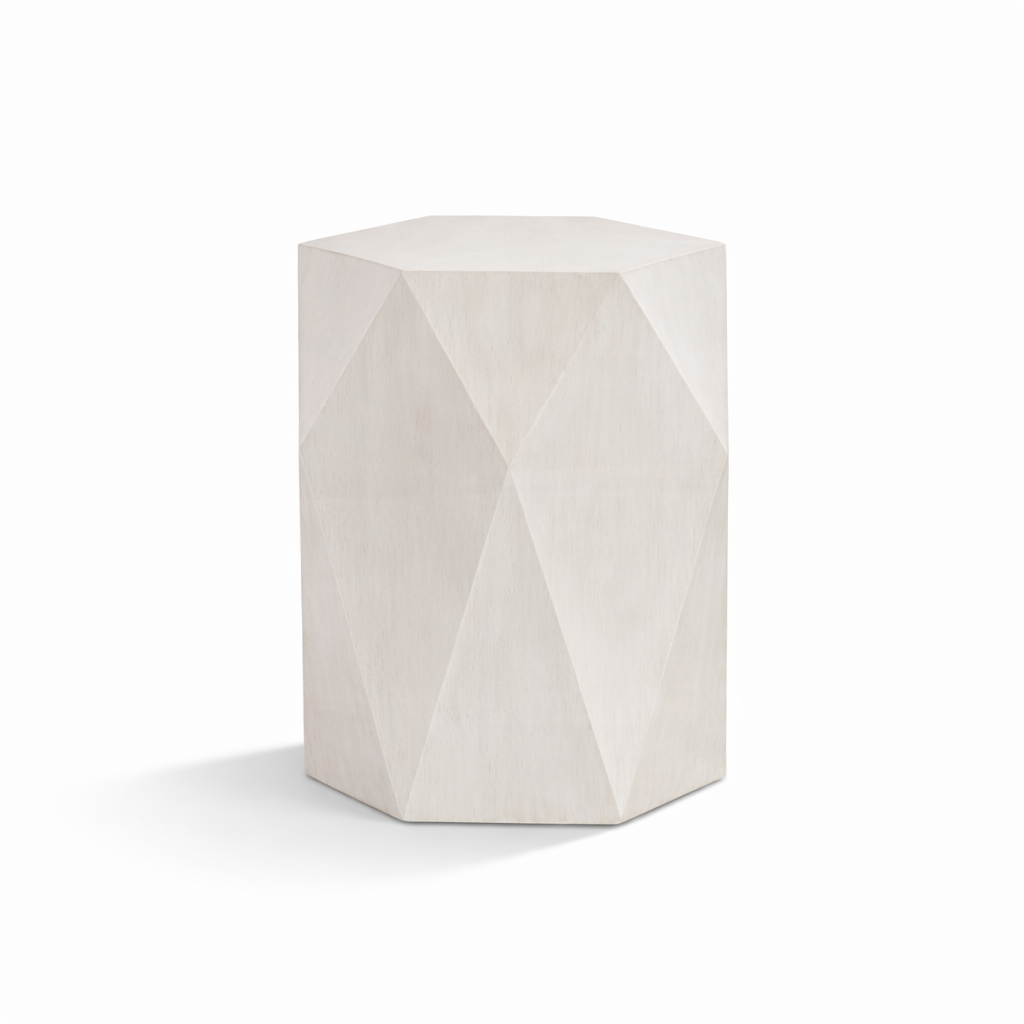 A Place Nearby Side Table in Cloud, main front