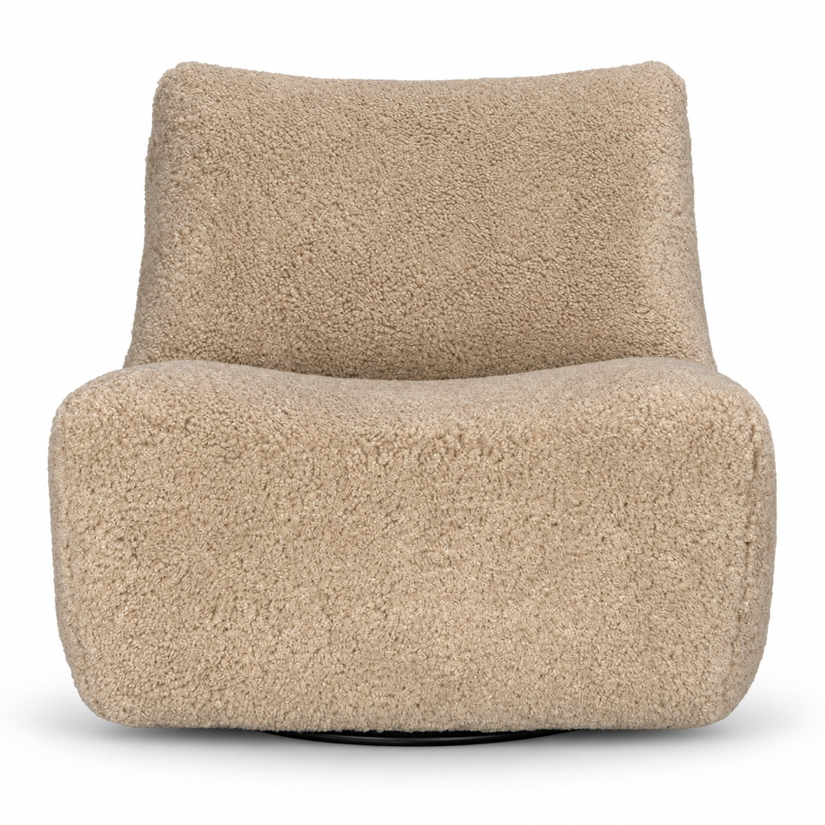Stay A While Chair in camel, main front