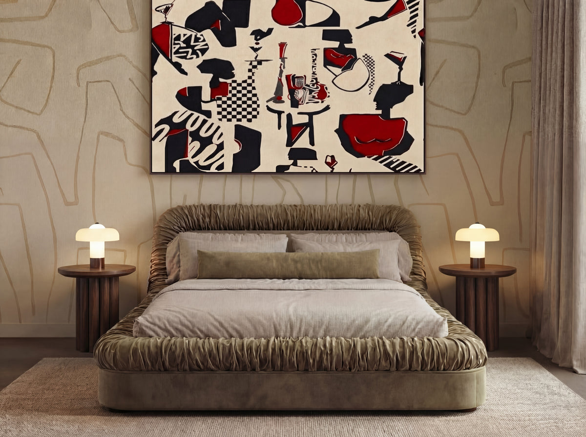 At Your Side Side Table in Default Title, styled bedroom lifestyle