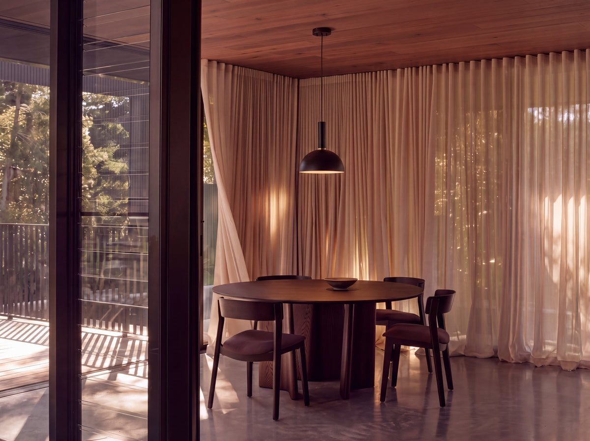 Dinner At Dusk Pendant Lamp in Black, lifestyle