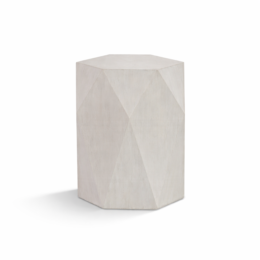 A Place Nearby Side Table in Cloud, angle
