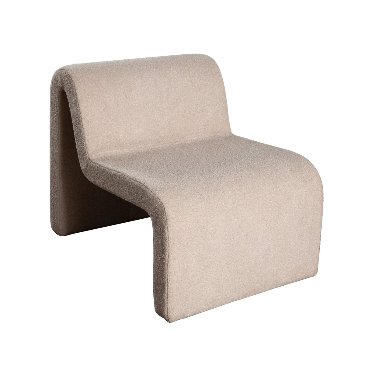 Softly Said Chair in camel, angle