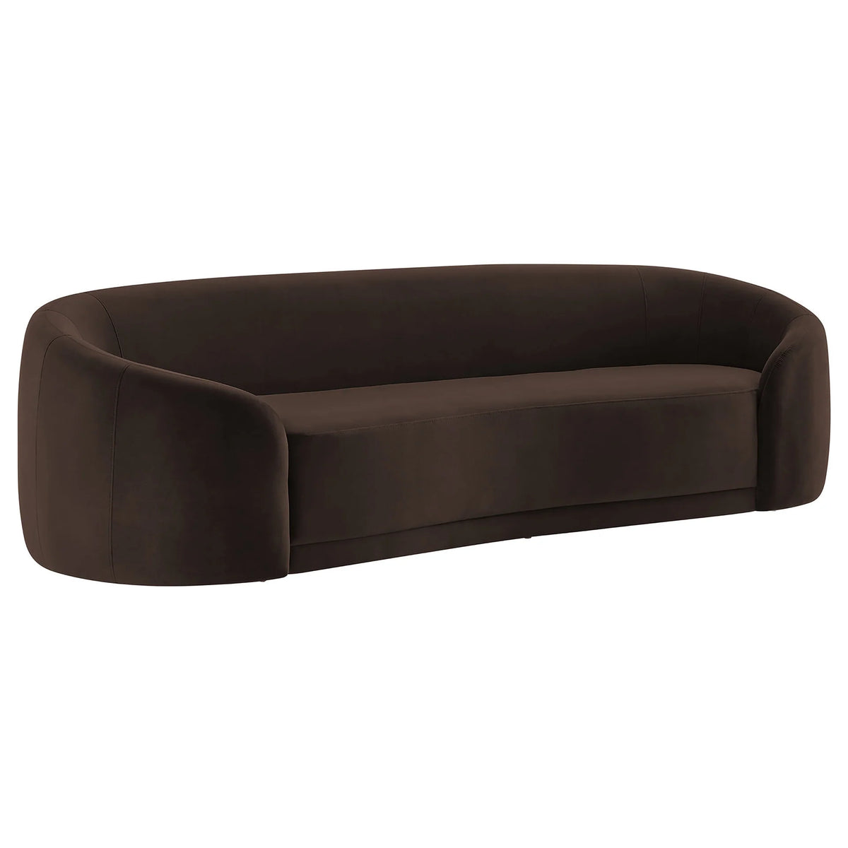 Stay Until Morning Sofa in Espresso, angle