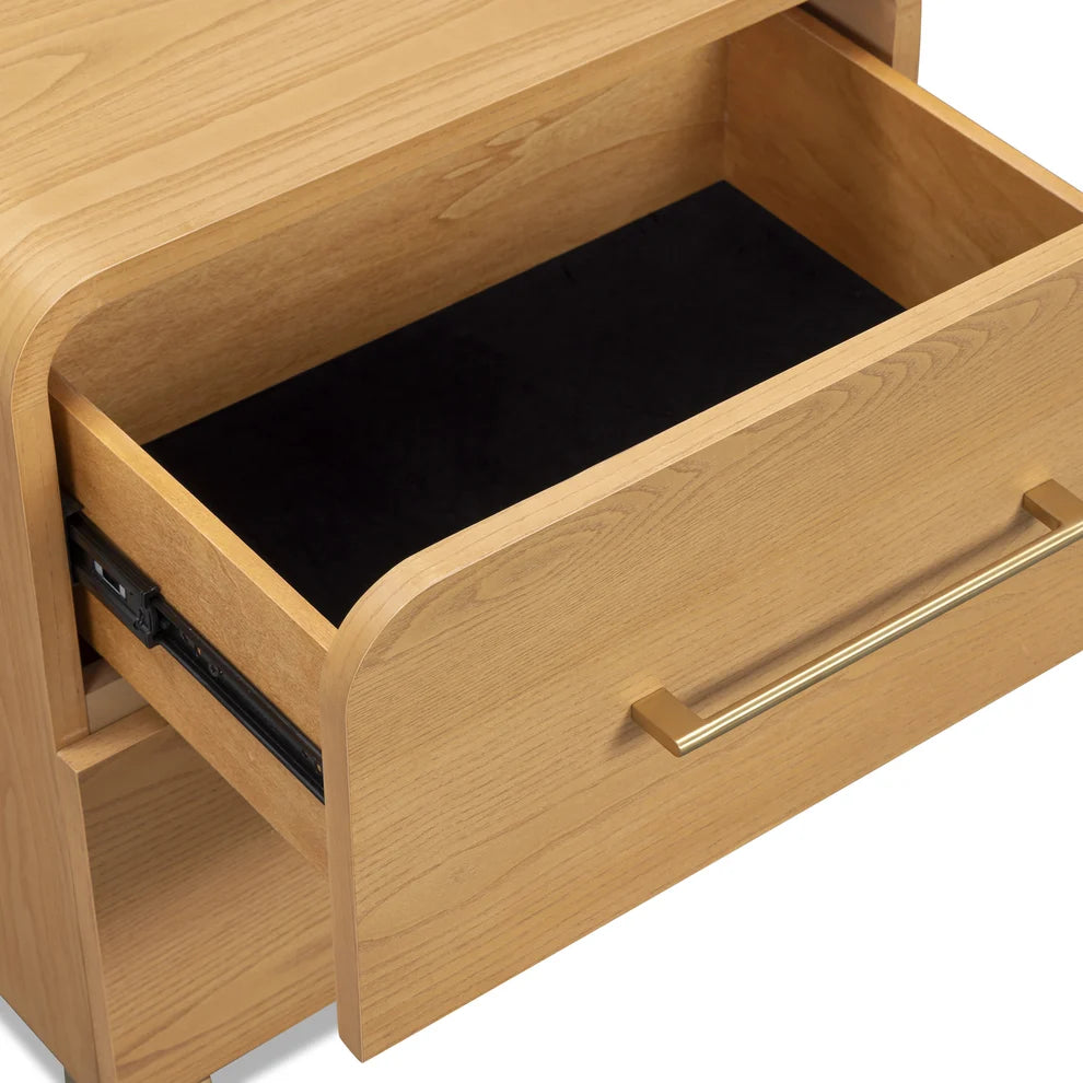 Beside You Nightstand in Wheat, detail 02