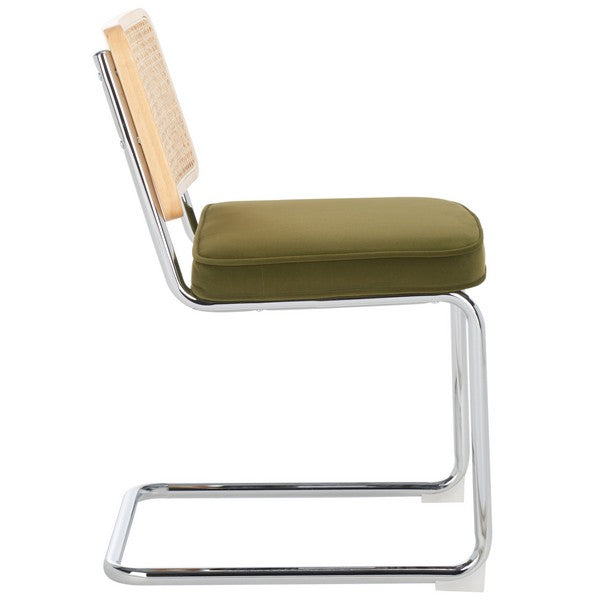 Come Sit Close Dining Chair vintage moss vintage moss side