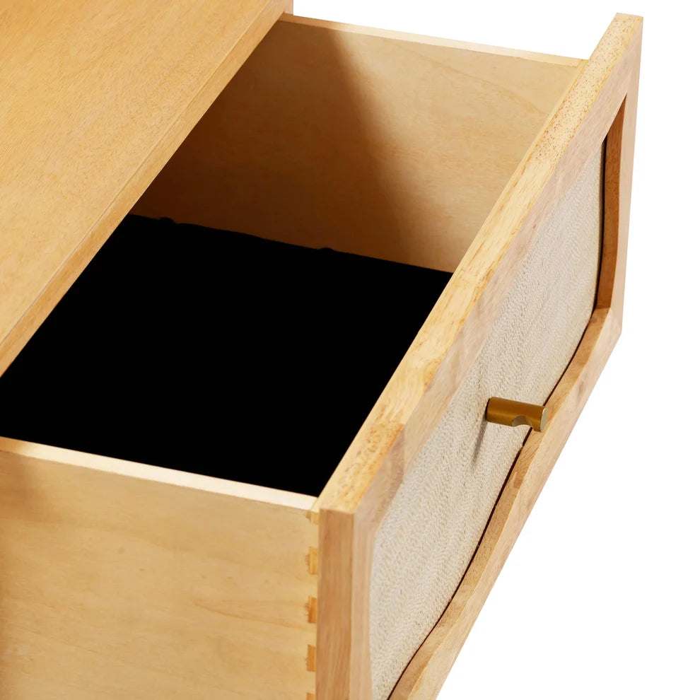 One Last Page Nightstand in Wheat, detail 03