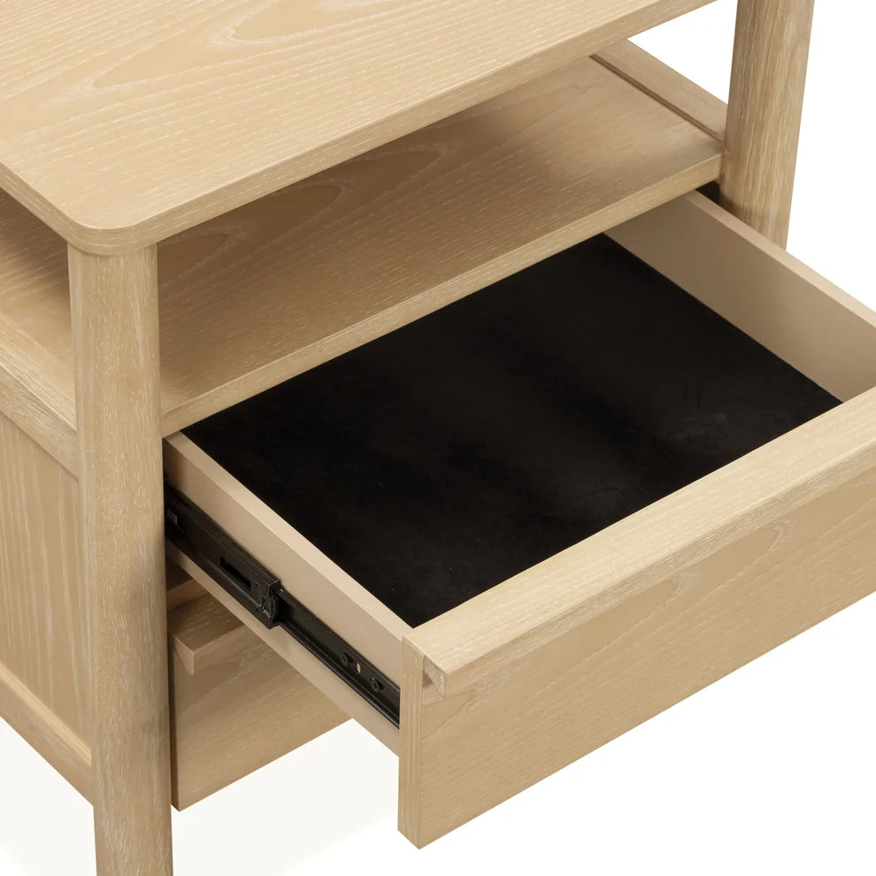 Sleep On It Nightstand in Wheat, detail 03
