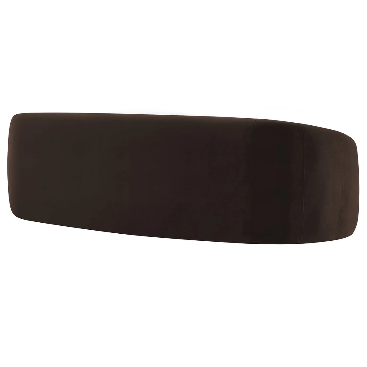 Stay Until Morning Sofa in Espresso, rear