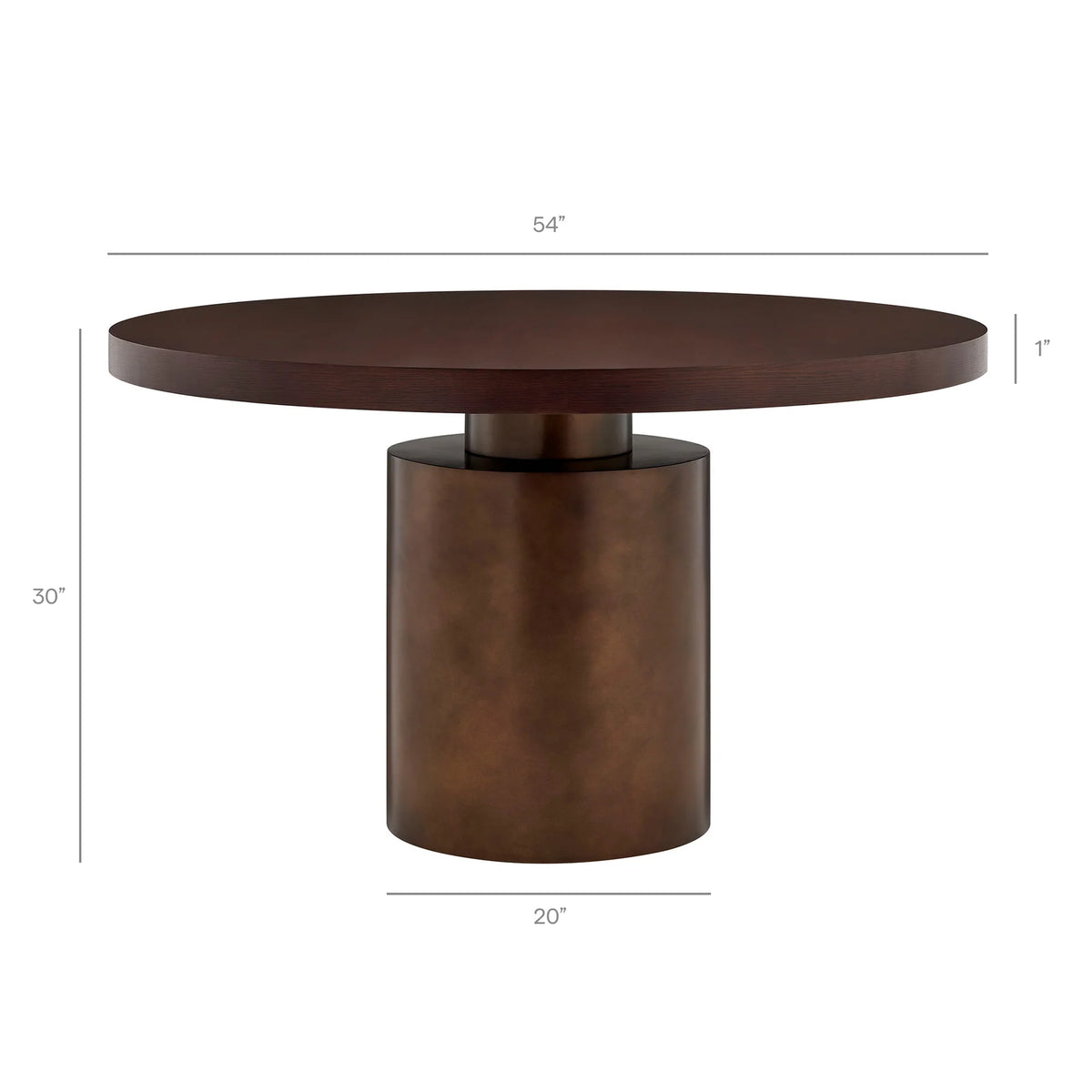 At The Center Table in Nightcap, dimensions