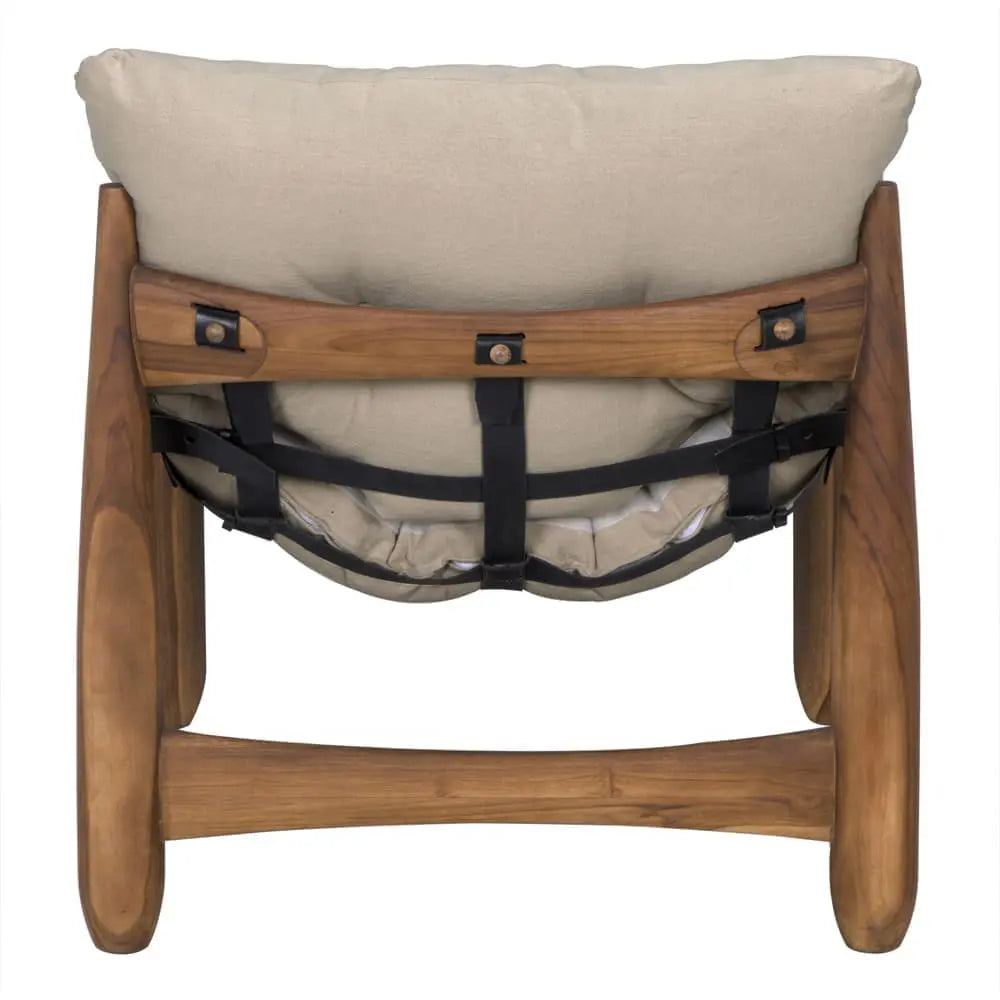 Clear The Afternoon Chair in mushroom, rear