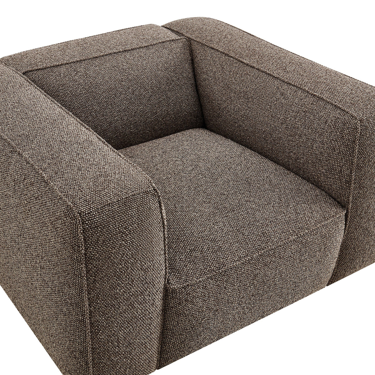 Room For One More Chair in roast, upholstery detail
