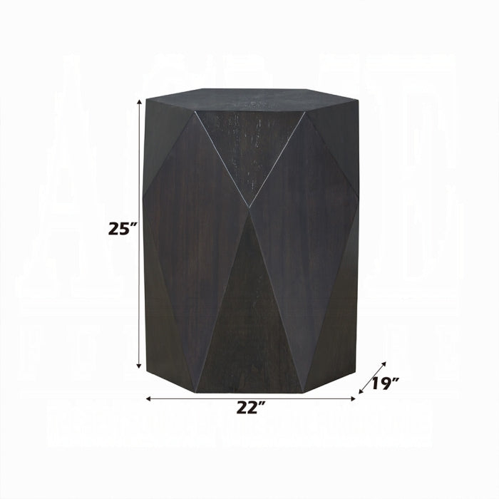 A Place Nearby Side Table in Midnight, dimensions