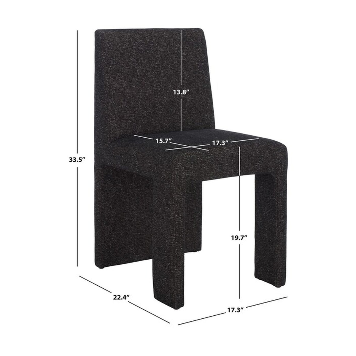 Dressed For Dinner Dining Chair midnight midnight dimensions