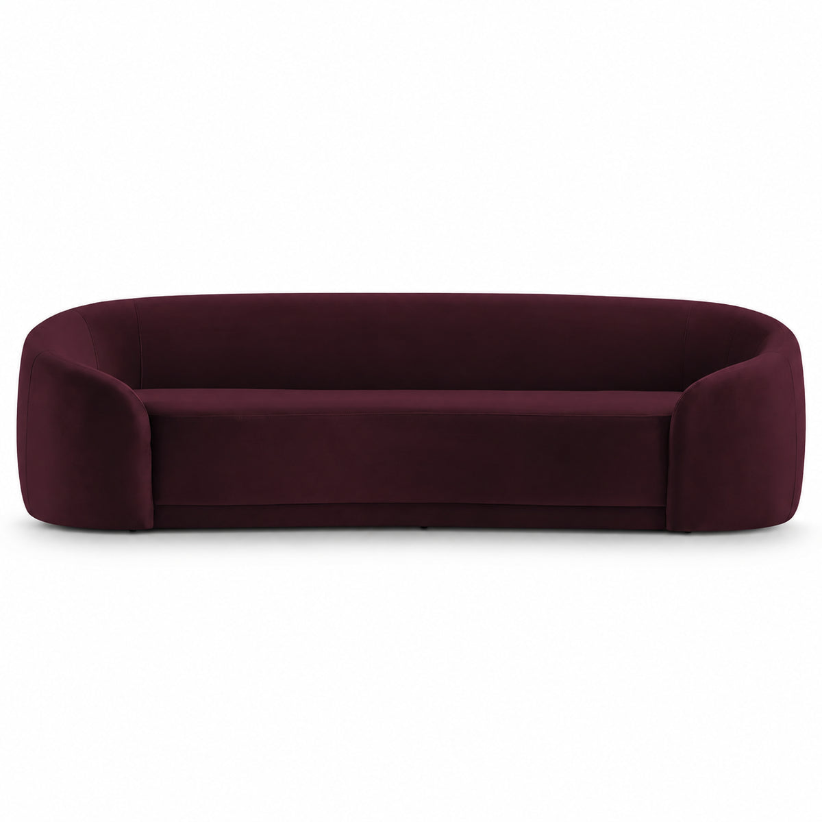 Stay Until Morning Sofa in Merlot, main front