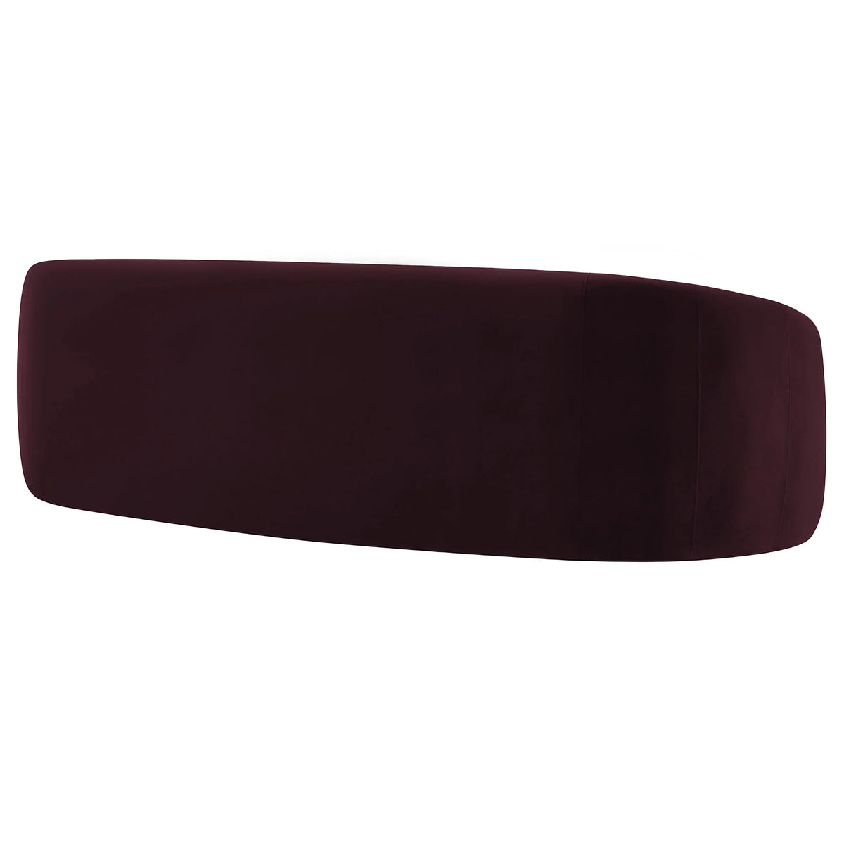 Stay Until Morning Sofa in Merlot, rear