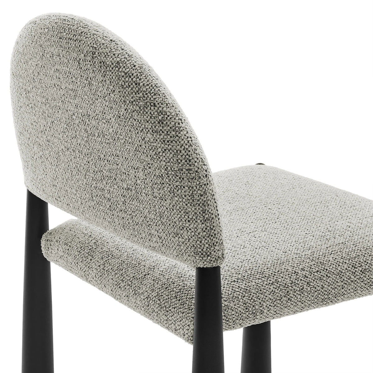 Dinner Can Wait Dining Chair oat oat upholstery detail