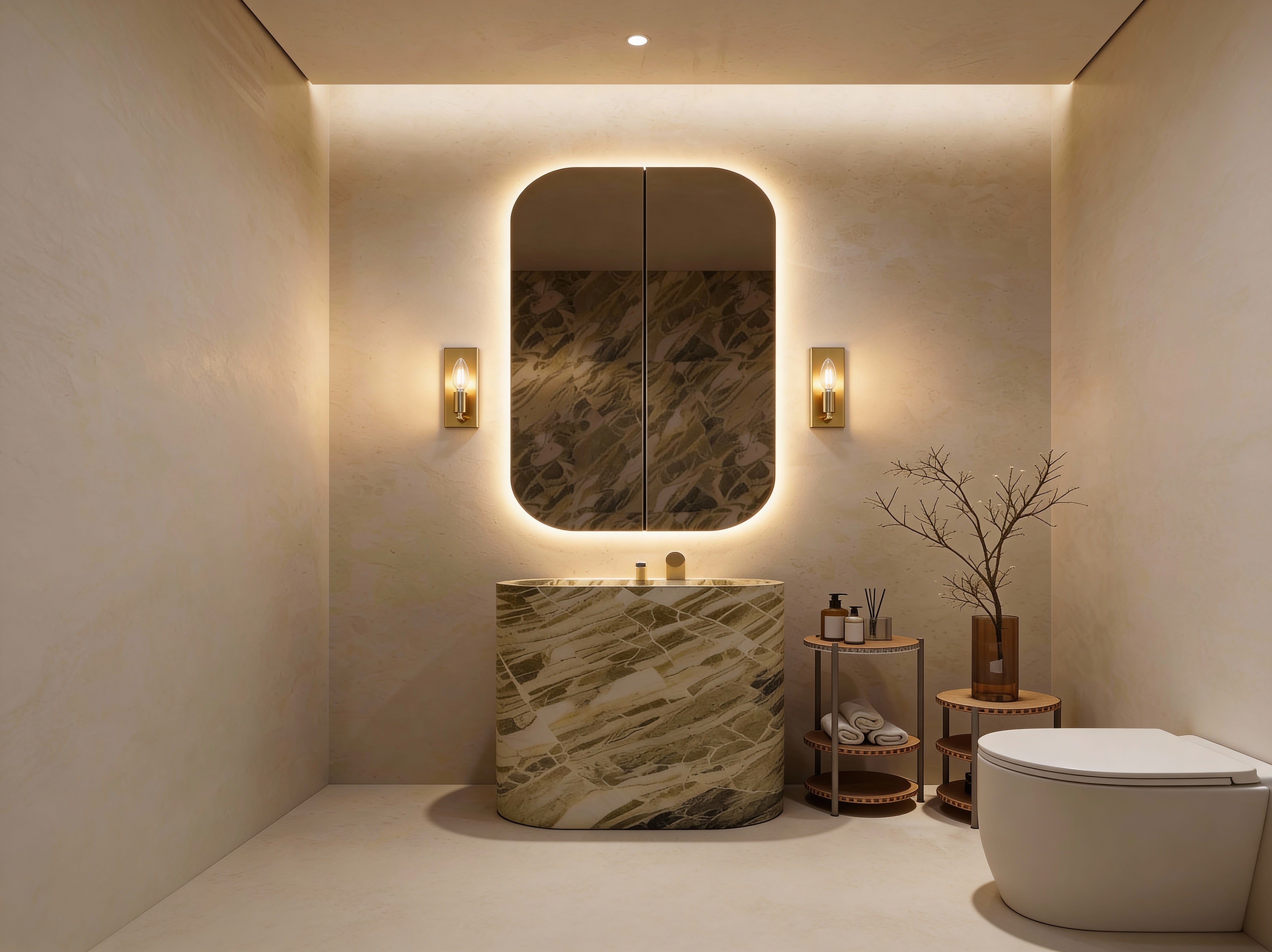 One Flame Sconce