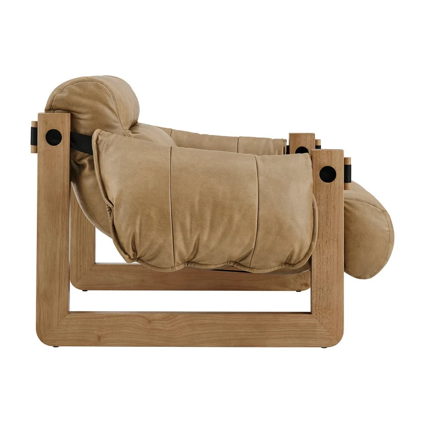 Somewhere To Be Vegan Leather Chair