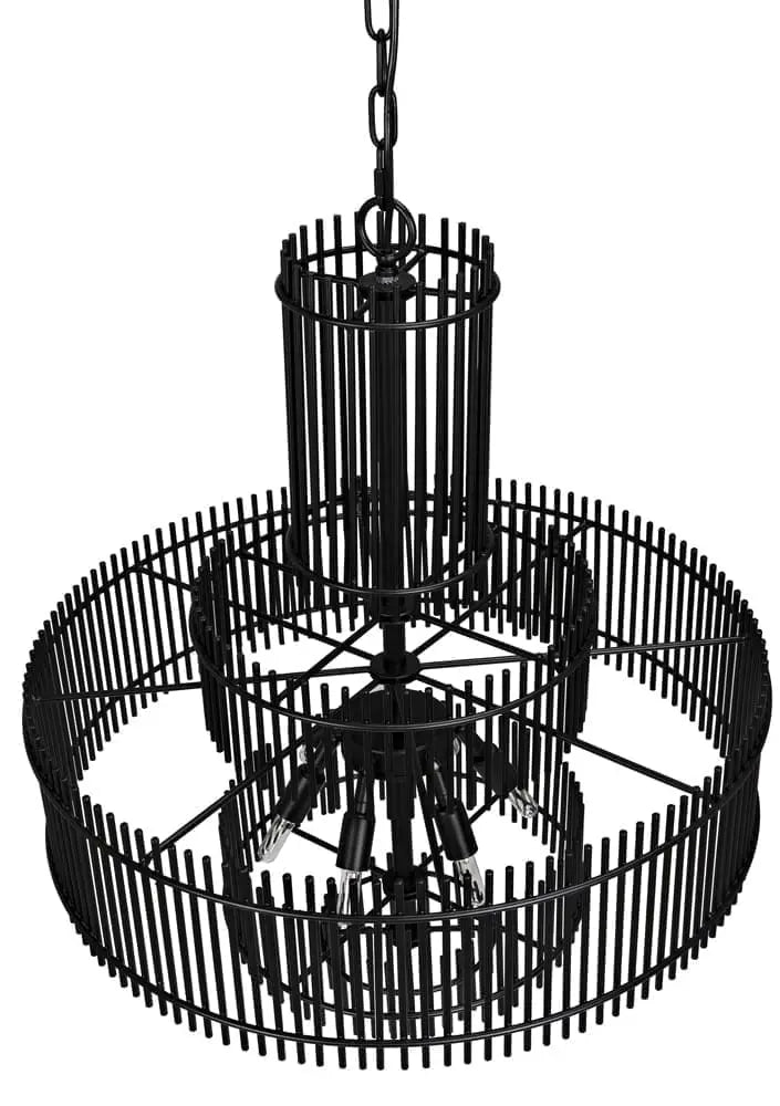 Caged Glow Chandelier