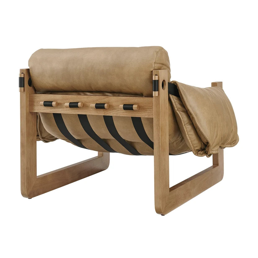 Somewhere To Be Vegan Leather Chair