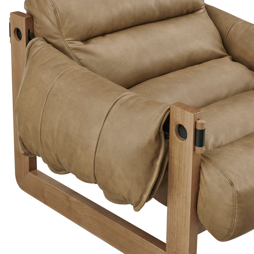 Somewhere To Be Vegan Leather Chair