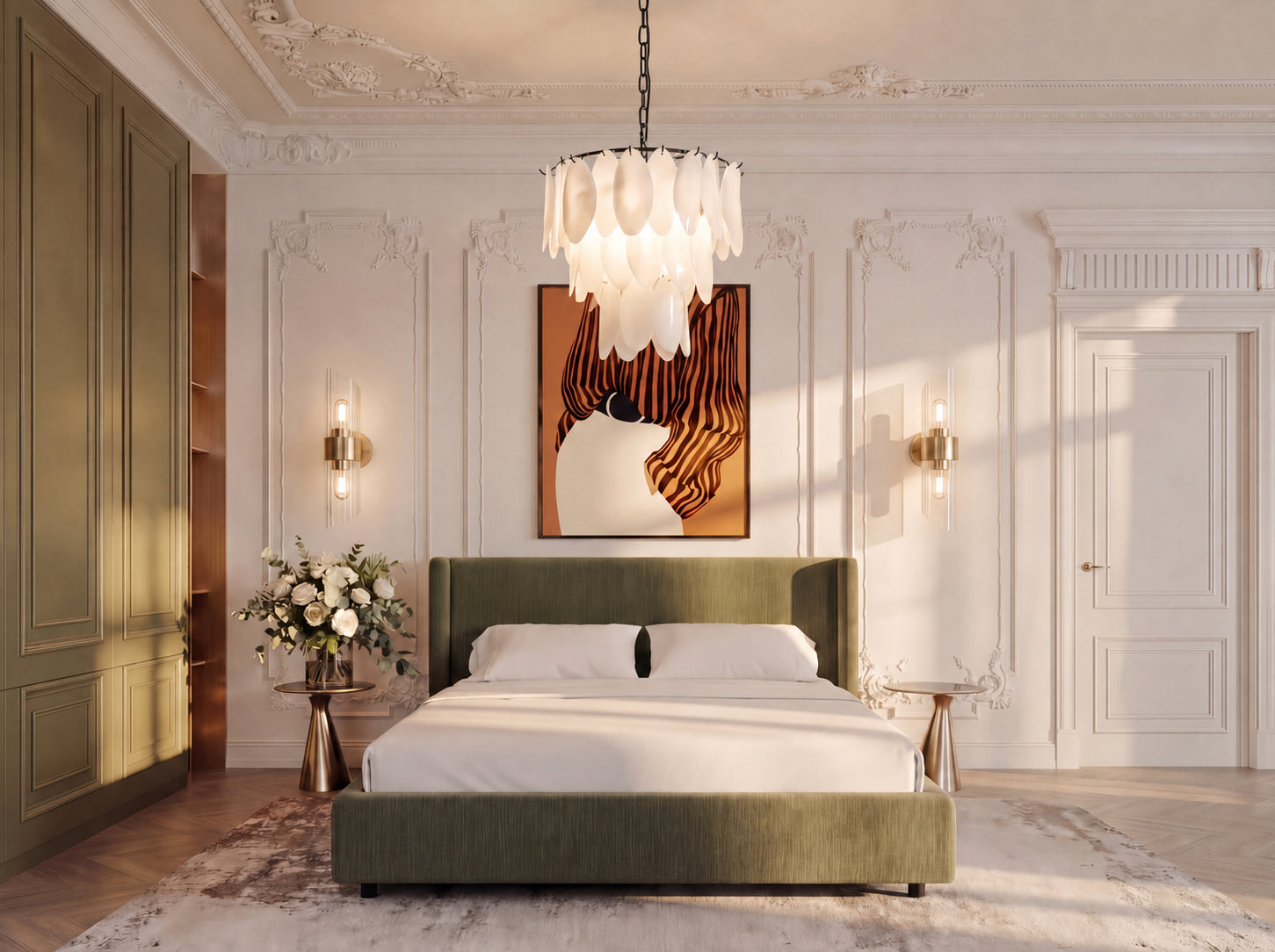 Entrance Made Chandelier, Black