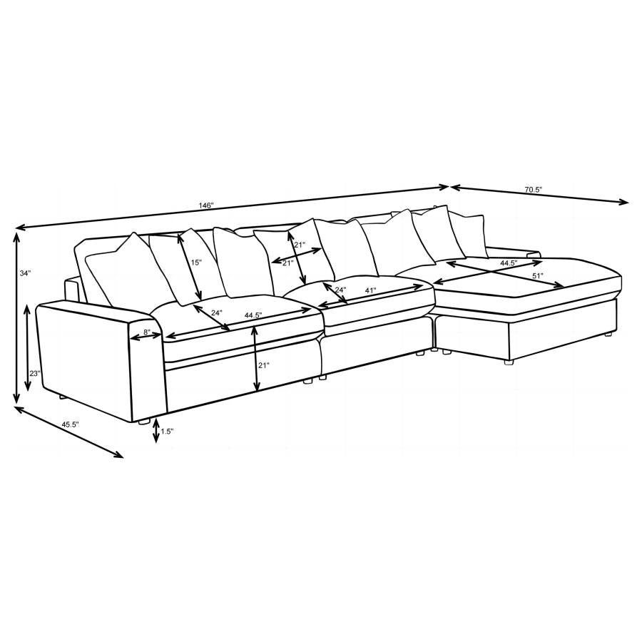 Light A Fire Modular Sectional