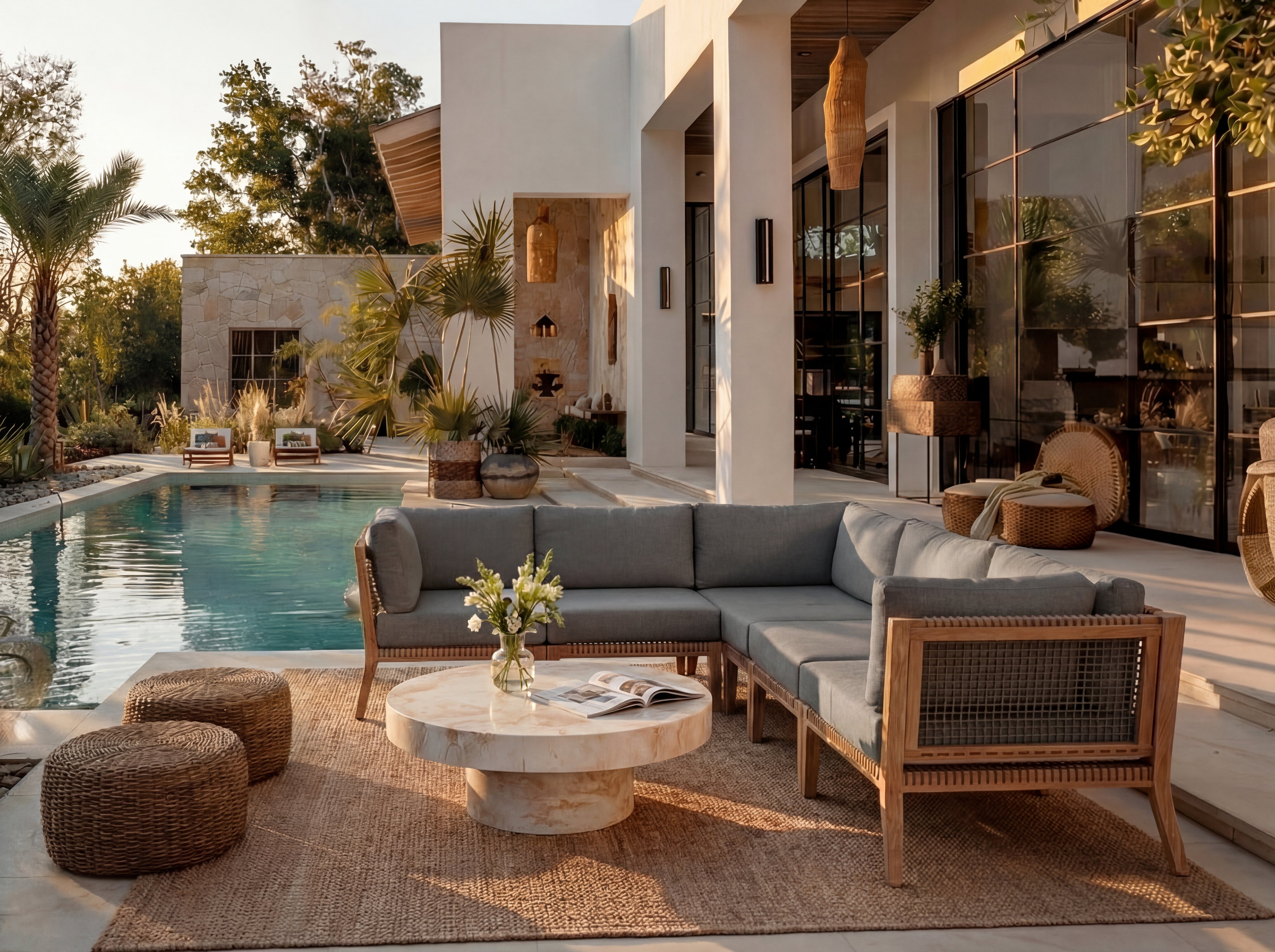 Poolside Pause Outdoor Modular Sectional