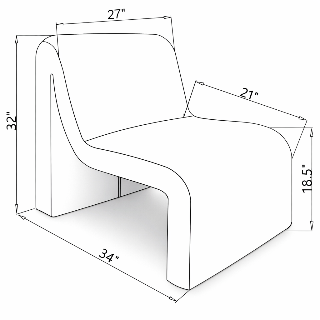 White Noise Chair