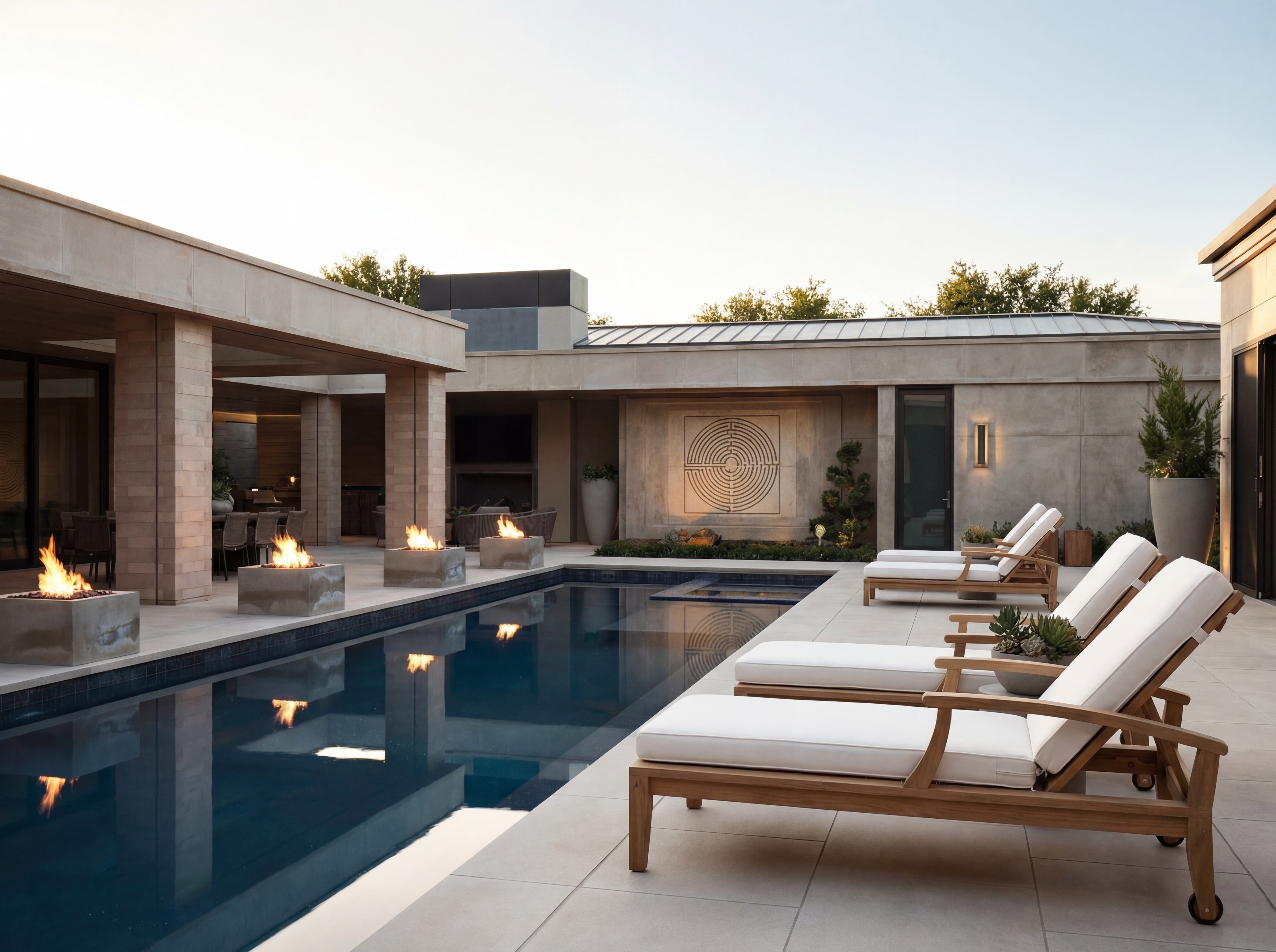 Quiet Noon Outdoor Lounger