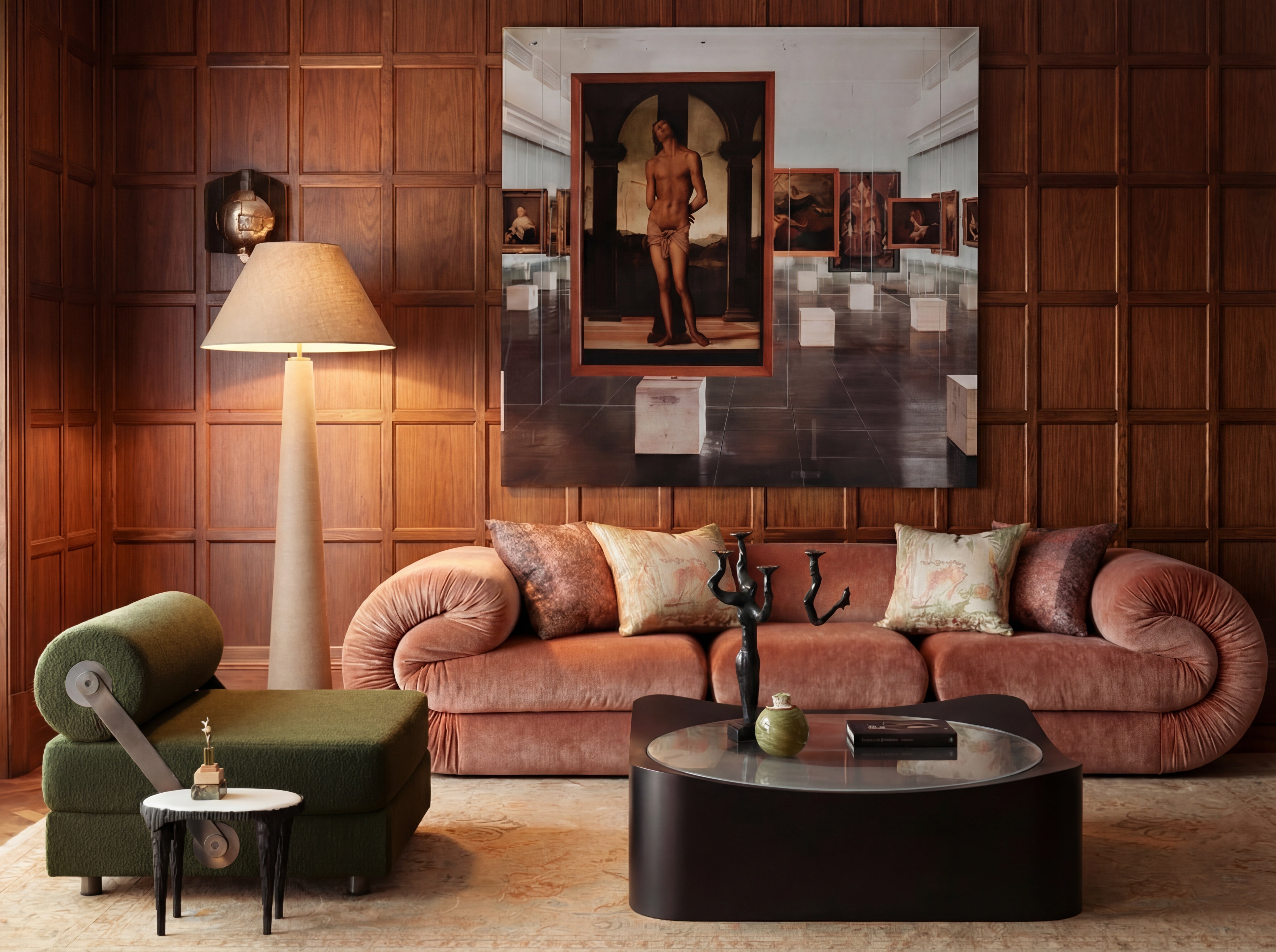 Natural Lighting Floor Lamp