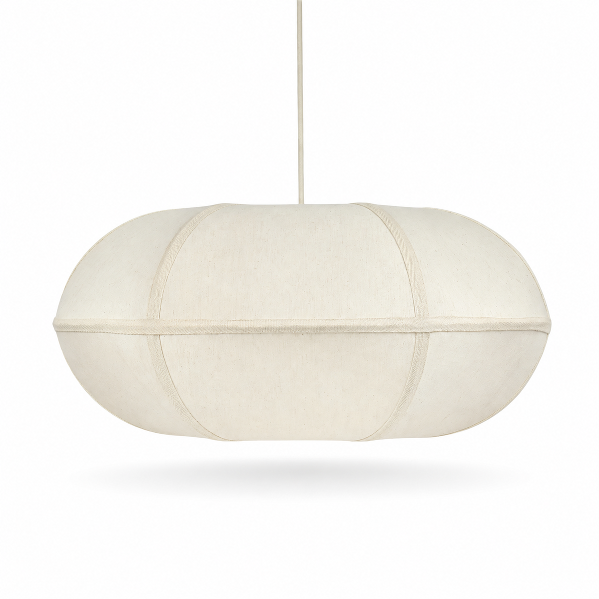 Soft Landing Pendant Lamp in ivory with a soft studio shadow