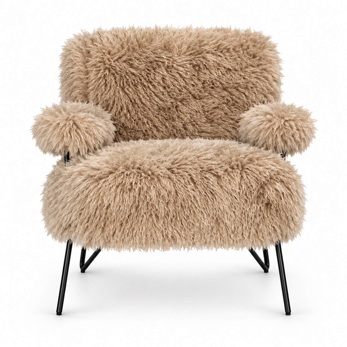 Between Ideas Chair in latte, main front