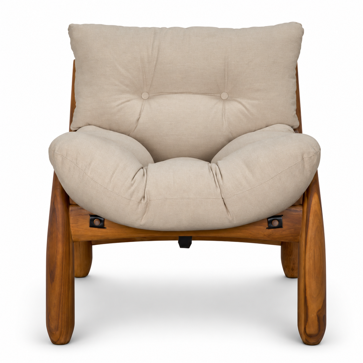 Clear The Afternoon Chair in mushroom, main front