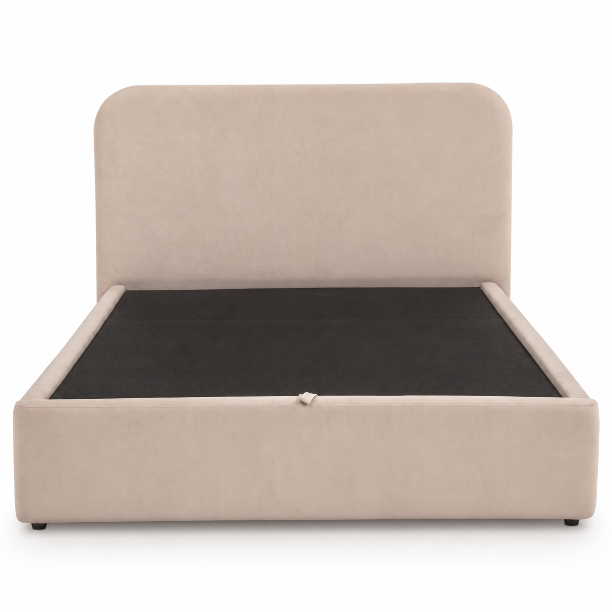 Everything Put Away Bed in Oat, straight front view