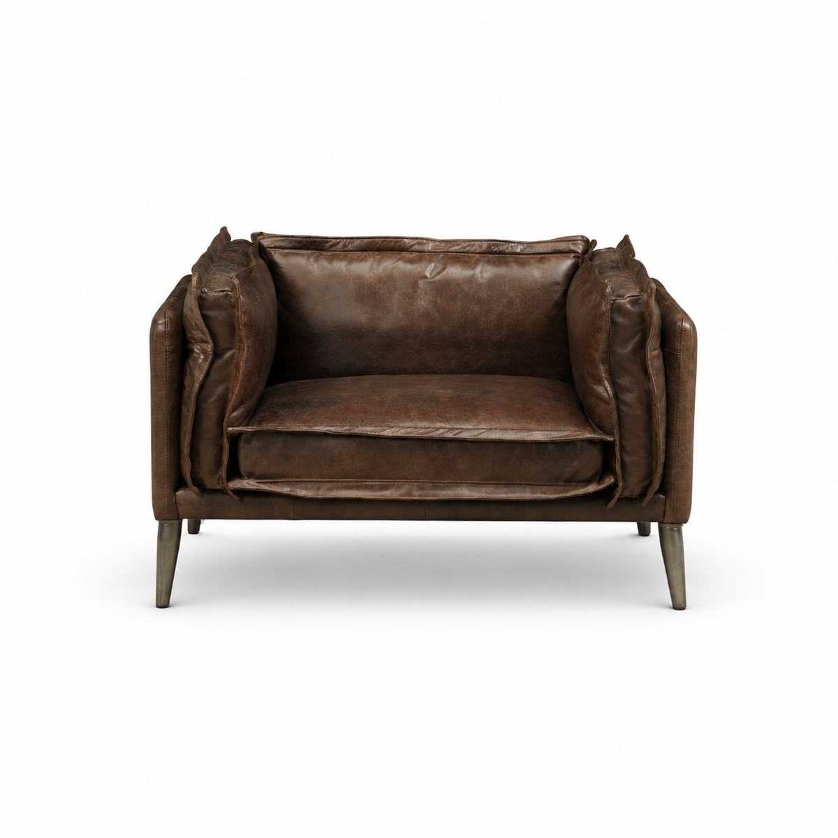 Lights Down Low Chair in distressed chocolate, main front