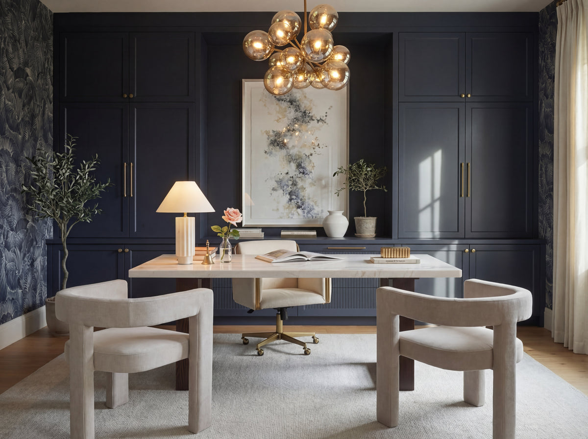 Set In Stone Table in Default Title, styled room lifestyle