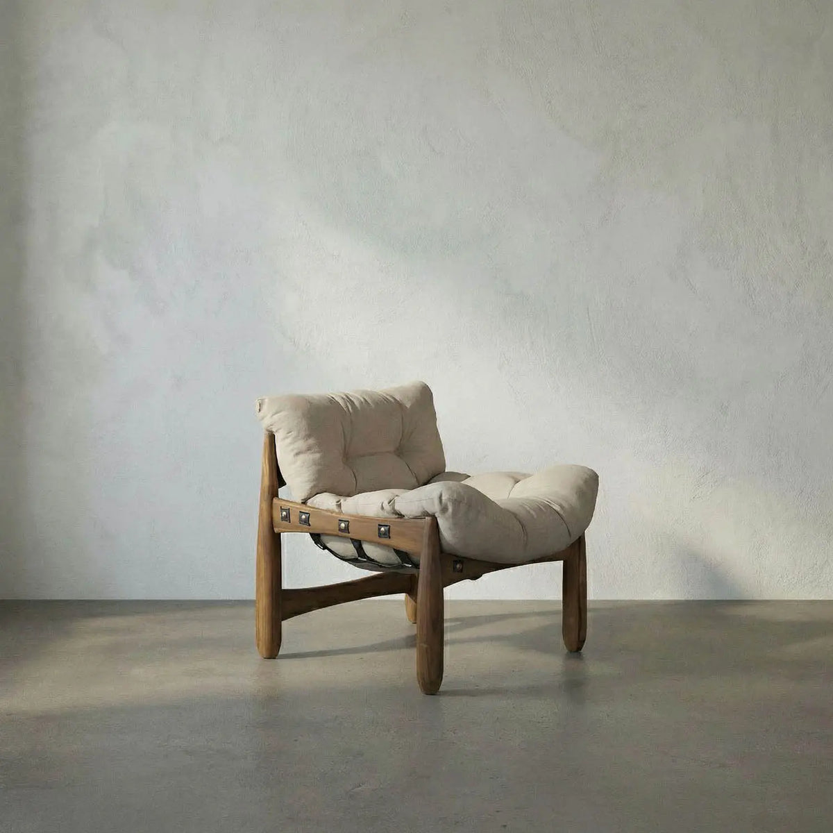 Clear The Afternoon Chair in mushroom, studio