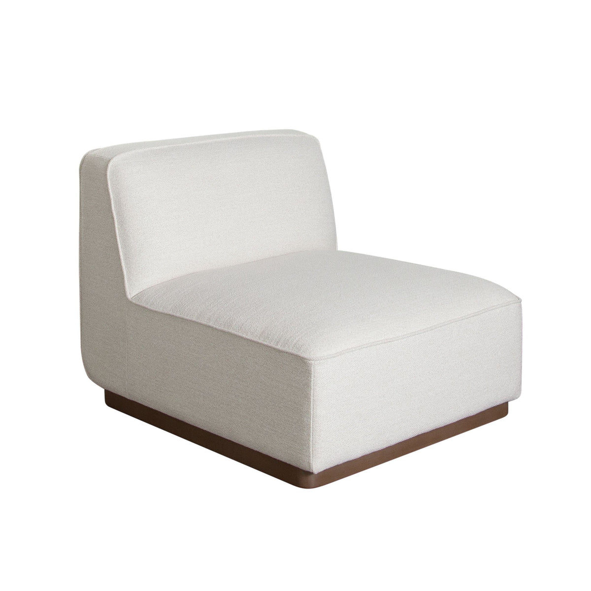 Sunday Stretch Chair in cloud, angle