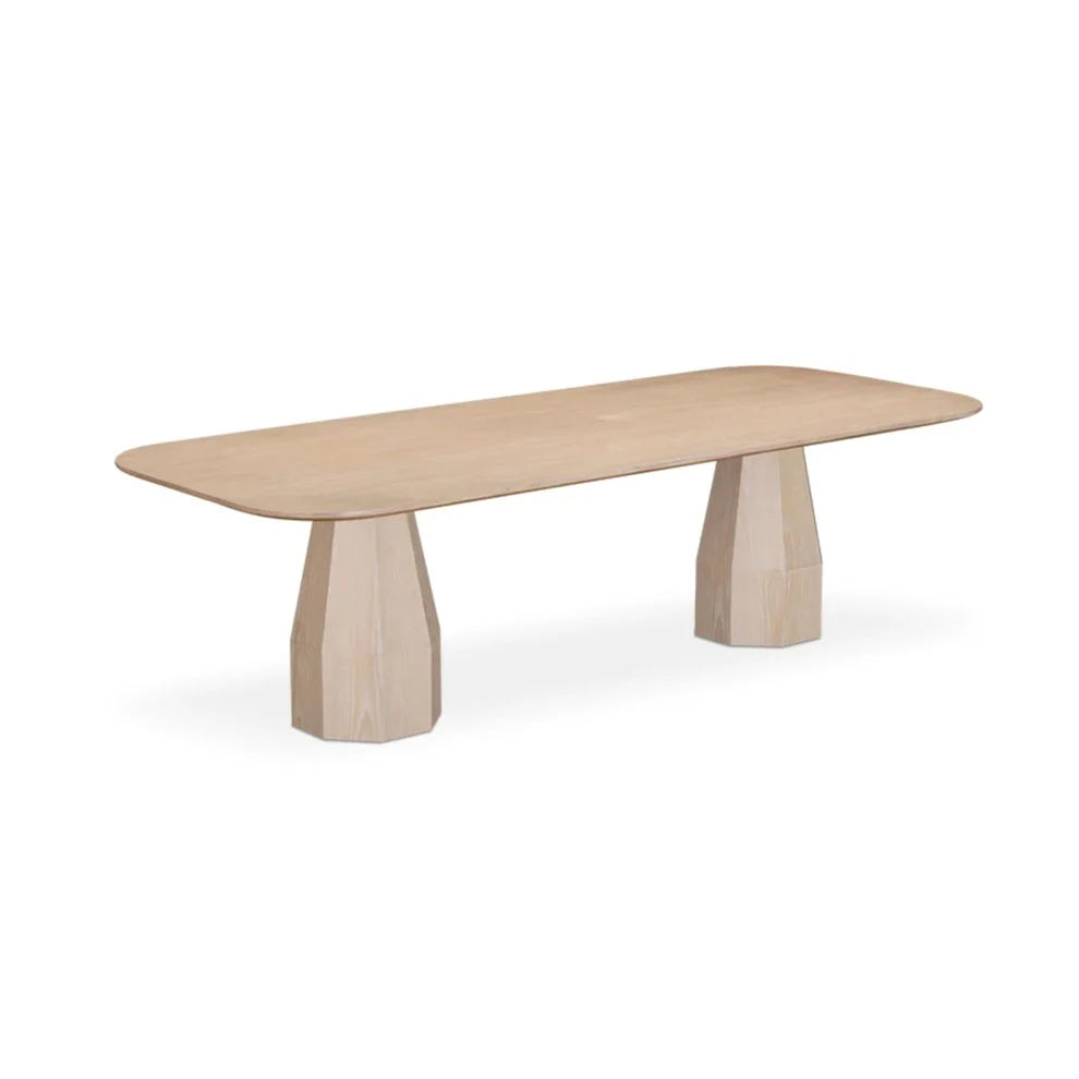 The Long Conversation Table in First Light angled view