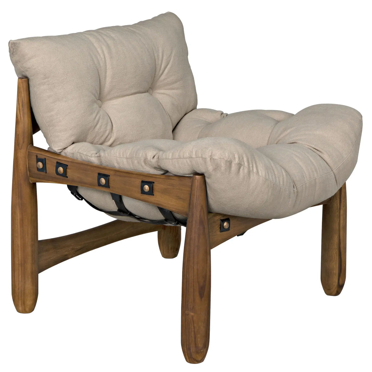 Clear The Afternoon Chair in mushroom, angle