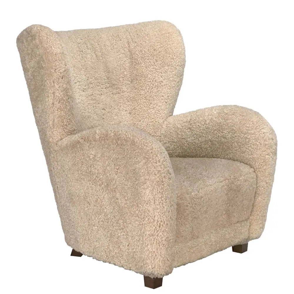 Cloud Nine Chair in camel, angle