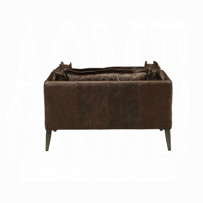 Lights Down Low Chair in distressed chocolate, side