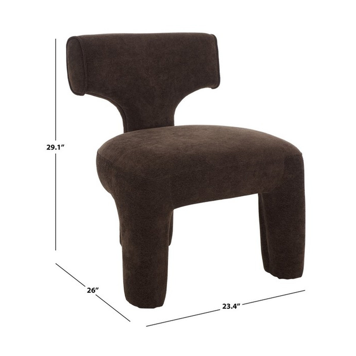 One More Meeting Chair in roast, dimensions