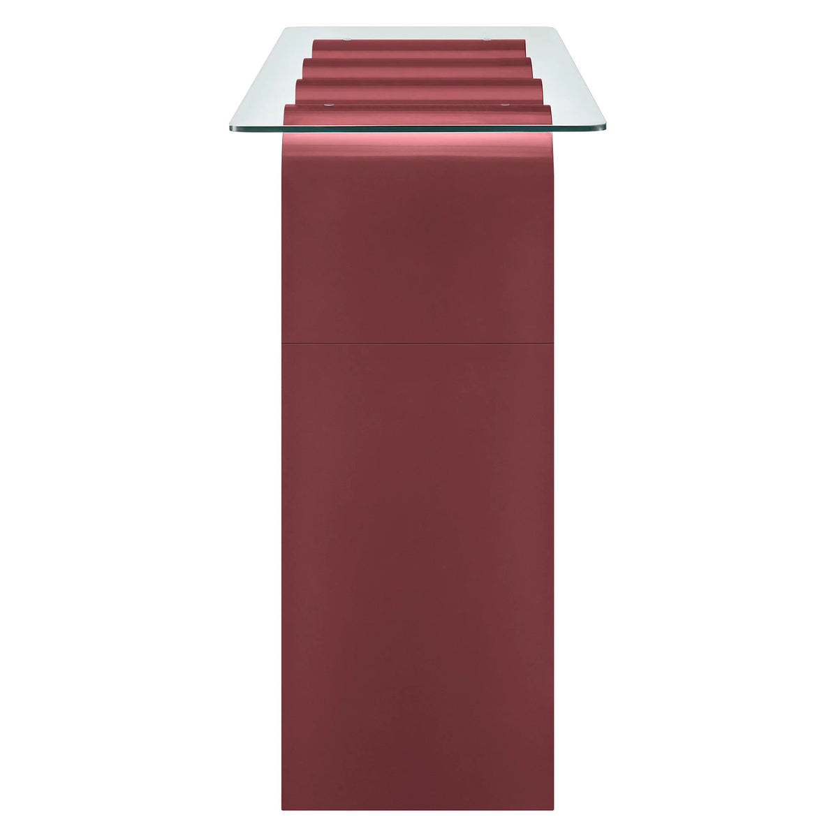 Ripple Effect Console Table in Rust, side
