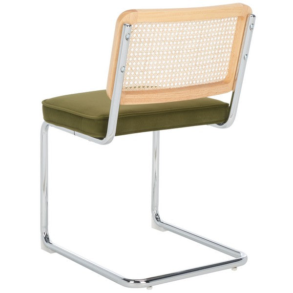 Come Sit Close Dining Chair vintage moss vintage moss rear angle