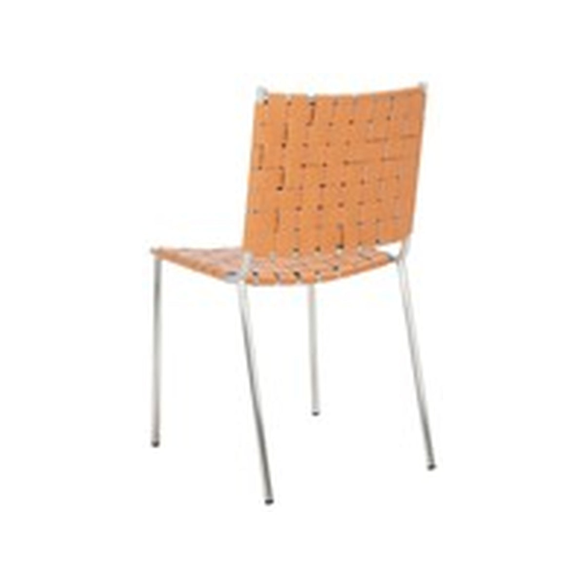 Pass It Around Dining Chair leather toast leather toast rear angle