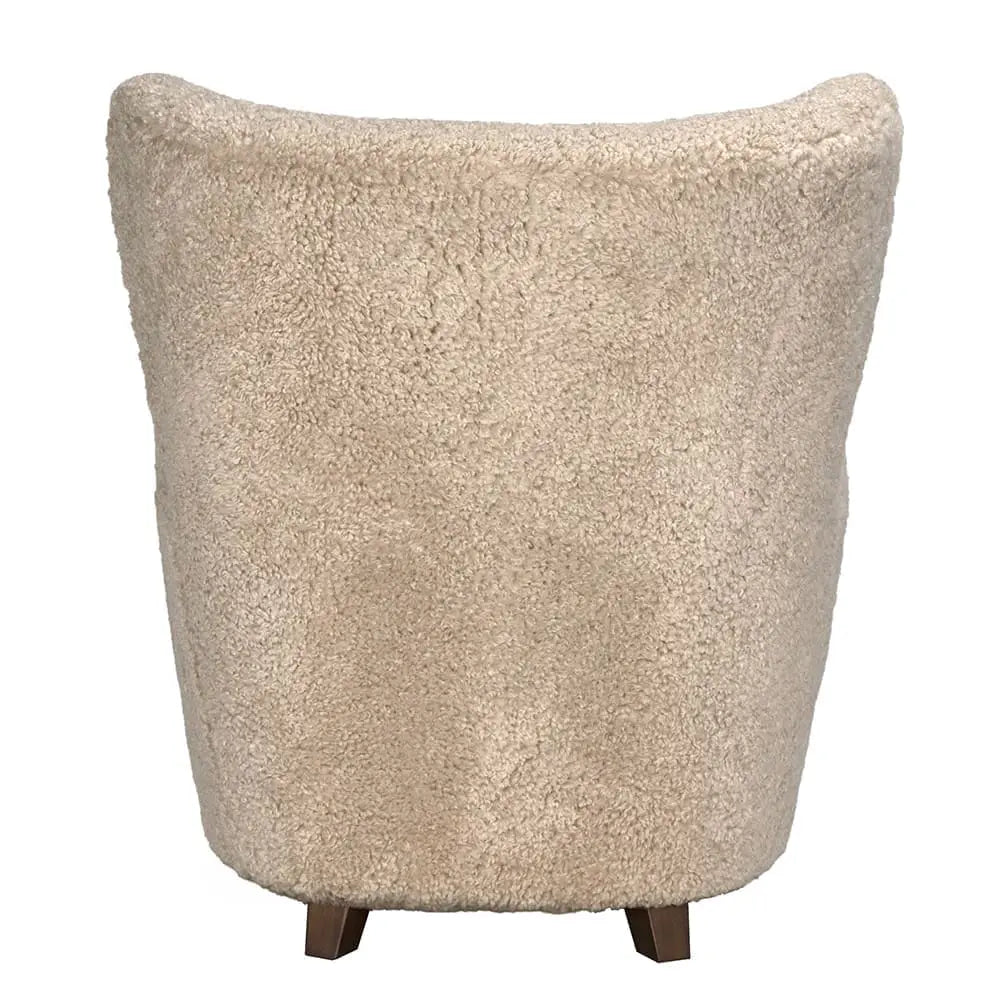 Cloud Nine Chair in camel, rear