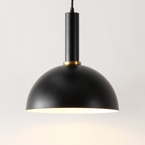Dinner At Dusk Pendant Lamp in Black, lit detail