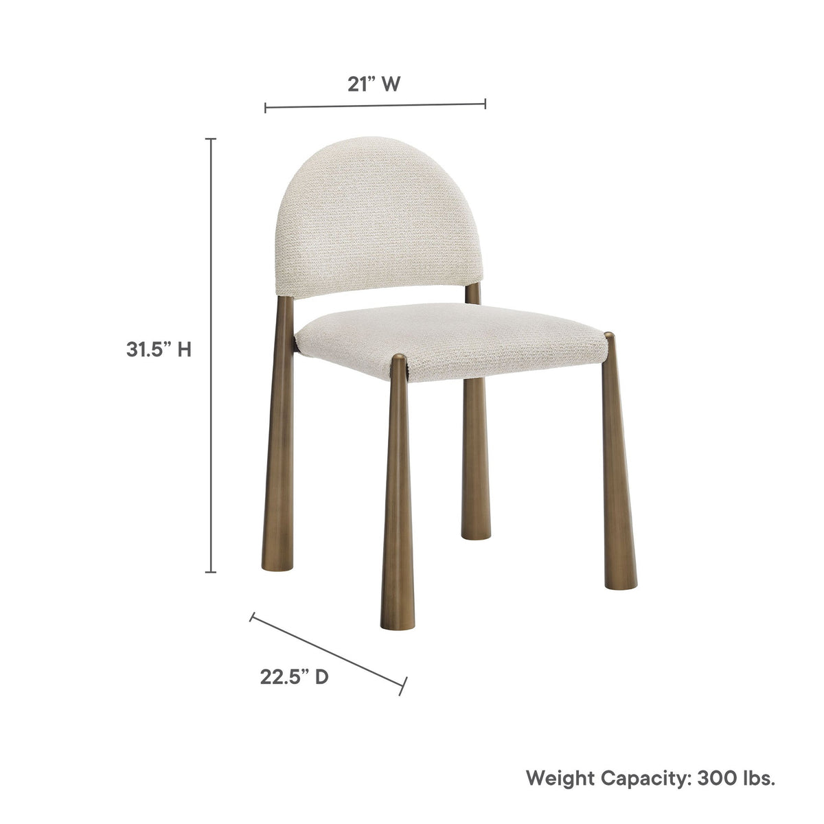 Dinner Can Wait Dining Chair golden hour golden hour dimensions